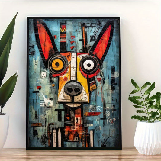 Abstract Dog Poster